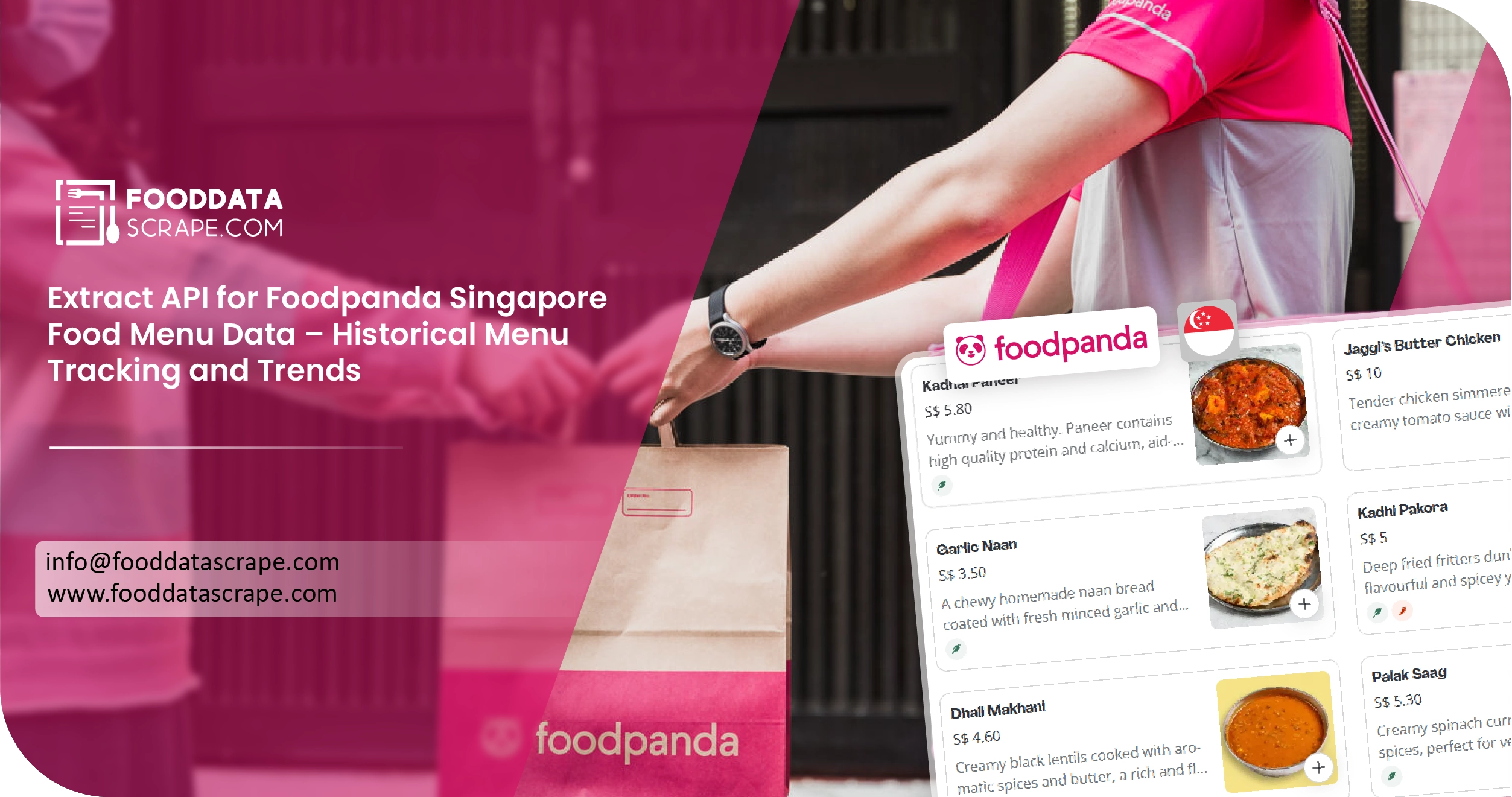 Foodpanda Singapore Menu Data Extraction